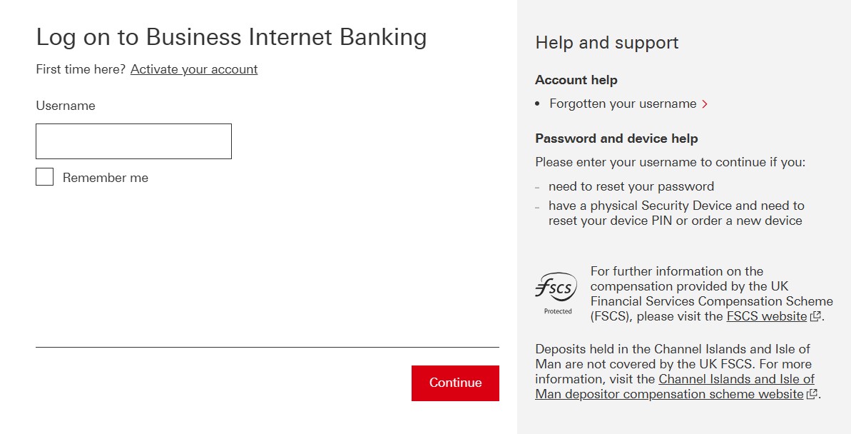 Log In to Your HSBC Business Account