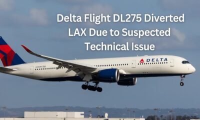 delta flight dl275 diverted lax
