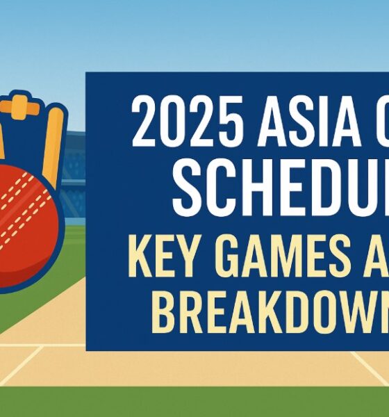 2025 Asia Cup Schedule