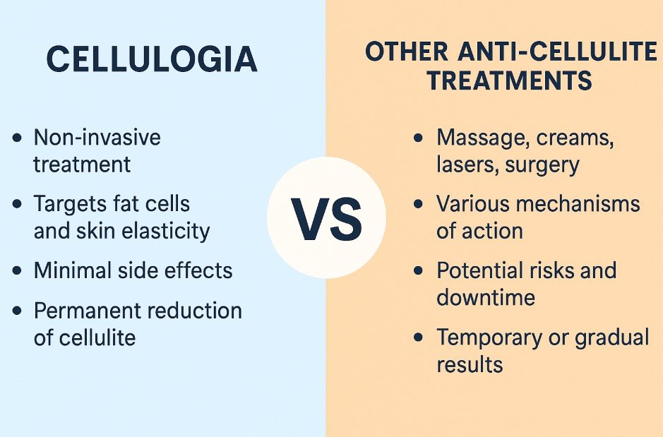 Cellulogia vs Other Anti Cellulite Treatments
