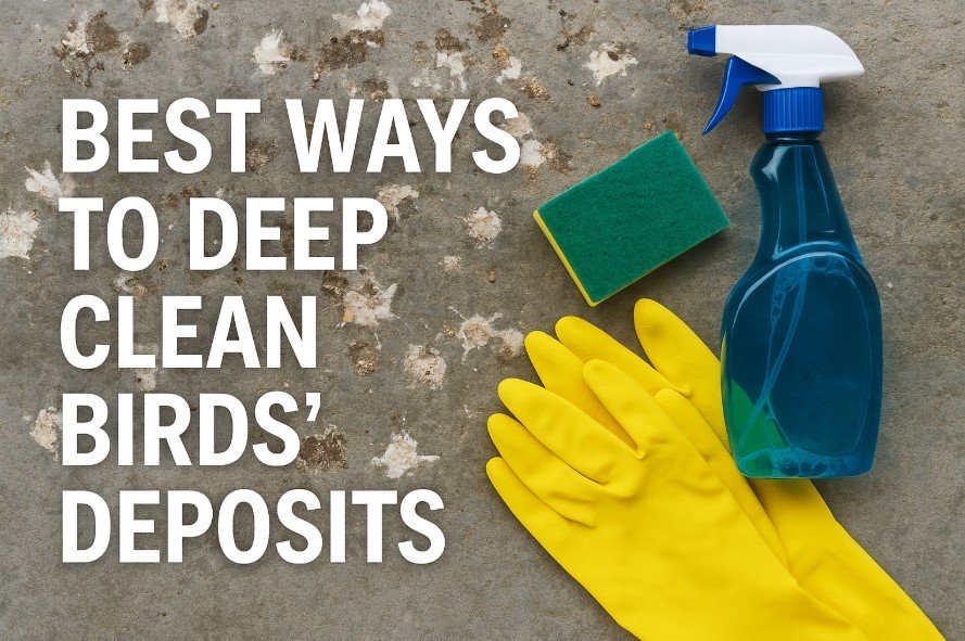 Deep Clean Birds' Deposits
