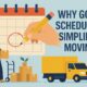 Good Scheduling Simplifies Moving