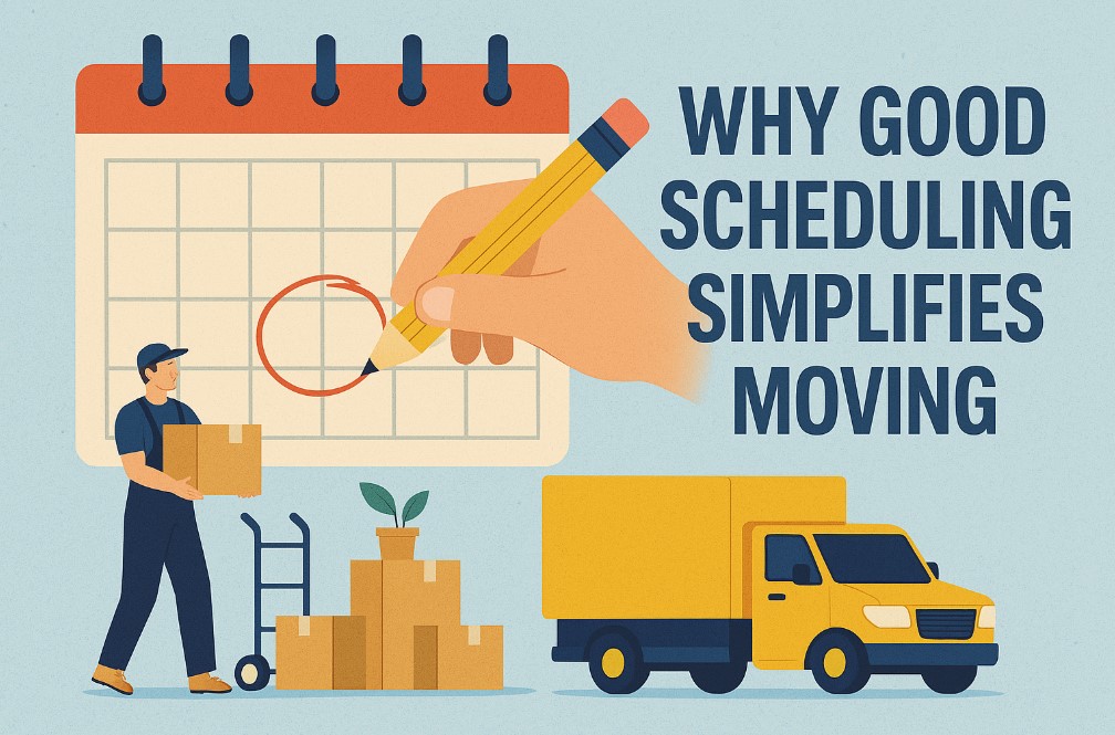 Good Scheduling Simplifies Moving