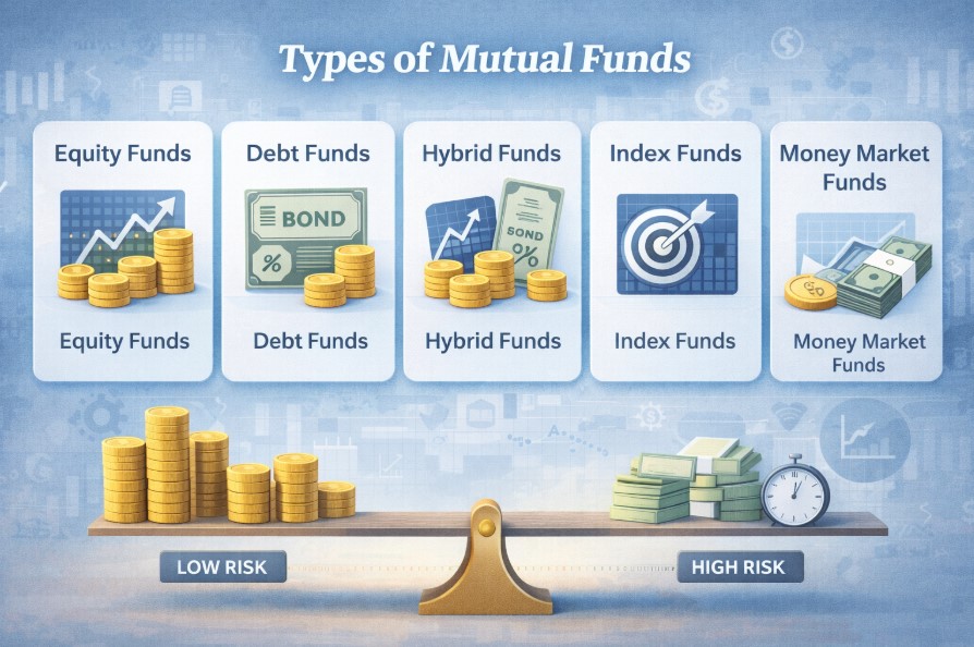 types of mutual funds
