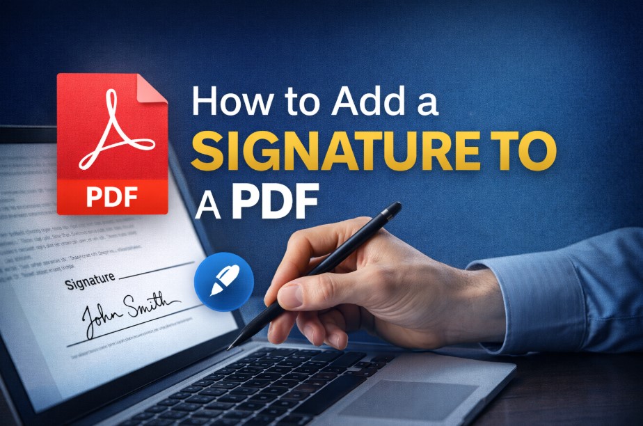 Add a Signature to a PDF