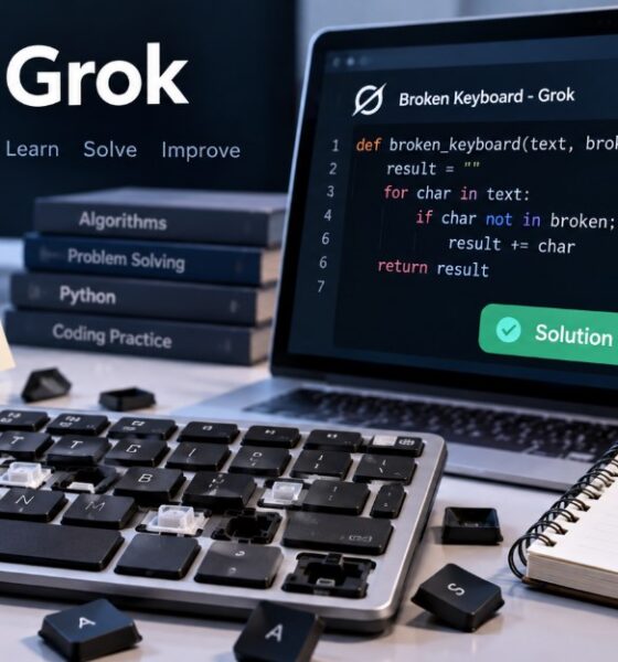 Broken Keyboard Grok Answer