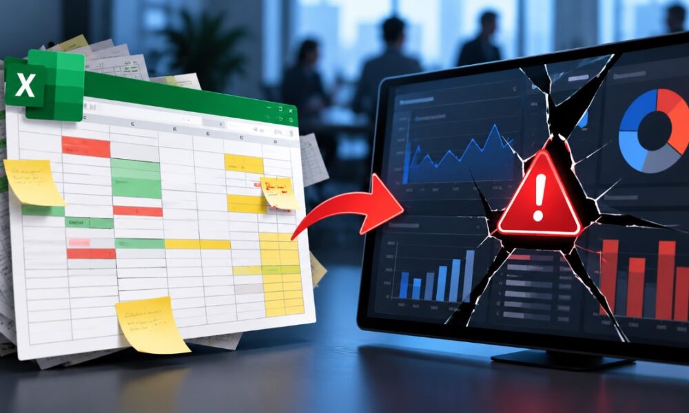 The Spreadsheet Habit That Quietly Breaks Business Dashboards as Teams Scale
